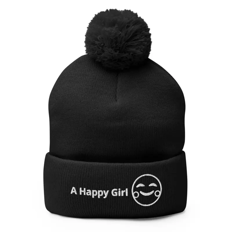 A Happy Girl Beanie